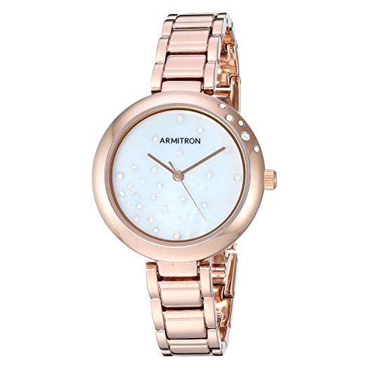 Armitron Women's Genuine Crystal Accented Bracelet Watch