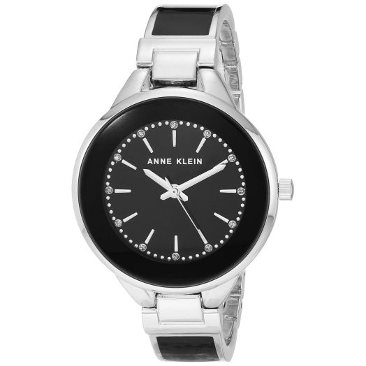 Anne Klein Women's Glitter Accented Bangle Watch