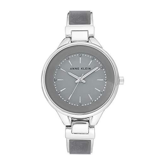 Anne Klein AK-3319GYSV Women Silvertone & Grey Watch