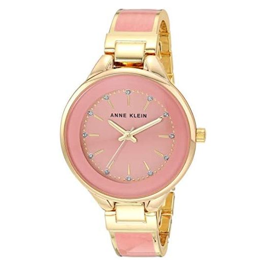 Anne Klein Women's Glitter-Accented Bangle Watch