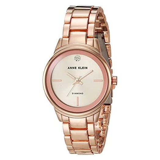 Anne Klein Women's Genuine Diamond Dial Bracelet Watch
