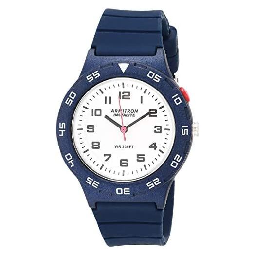 Armitron Sport Unisex Easy to Read Silicone Strap Watch, 25/6443