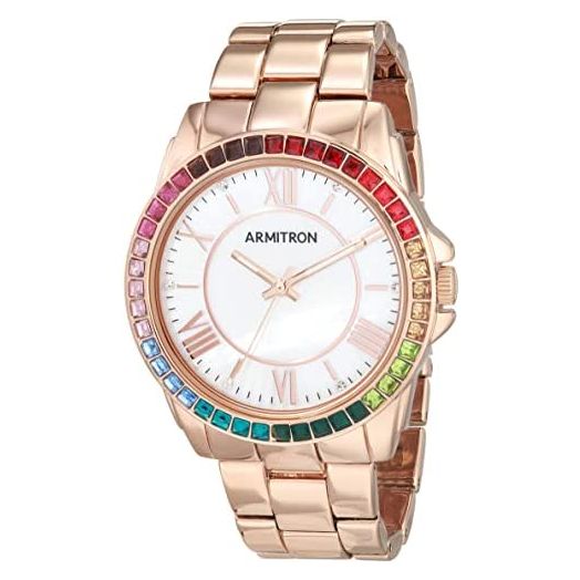 Armitron Women's Genuine Crystal Accented Bracelet Watch, 75/5592