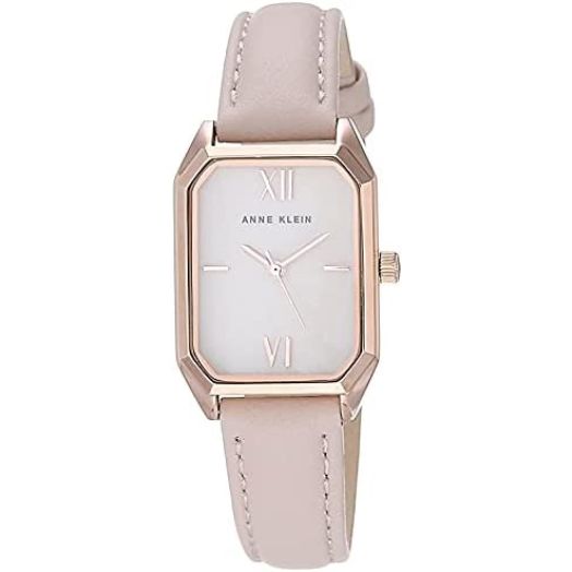 Anne Klein Women's Leather Strap Watch