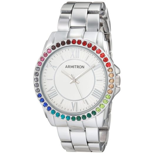Armitron Women's Genuine Crystal Accented Bracelet Watch, 75/5686