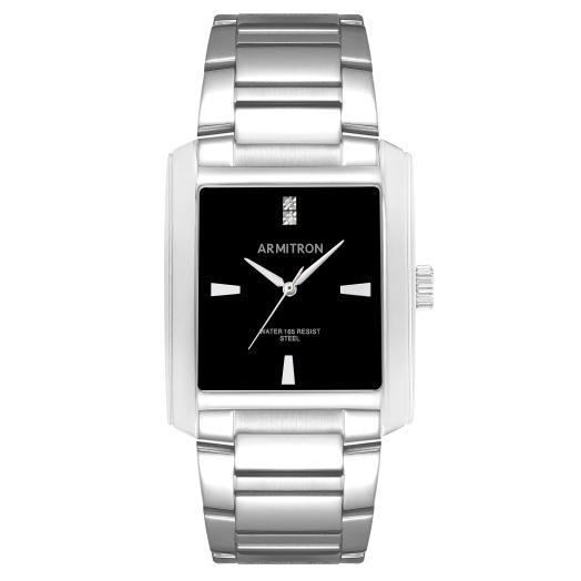 Armitron Men's Genuine Crystal Accented Bracelet Watch, 20/5493