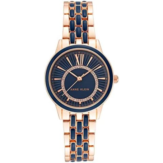 Anne Klein Women's Glitter Accented Bracelet Watch, AK/3924