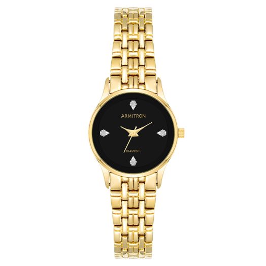 Armitron Women's Genuine Crystal Accented Bracelet Watch