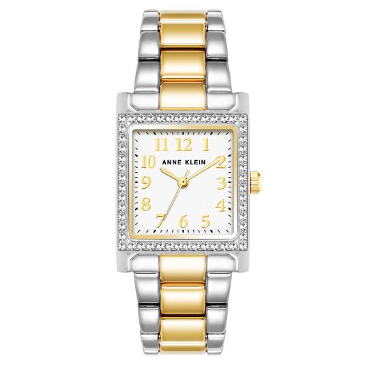 Anne Klein Women's Premium Crystal Accented Bracelet Watch