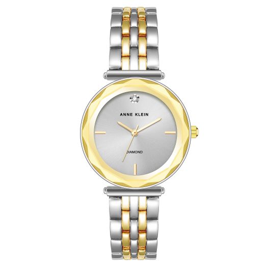 Anne Klein Women's Genuine Diamond Dial Bracelet Watch