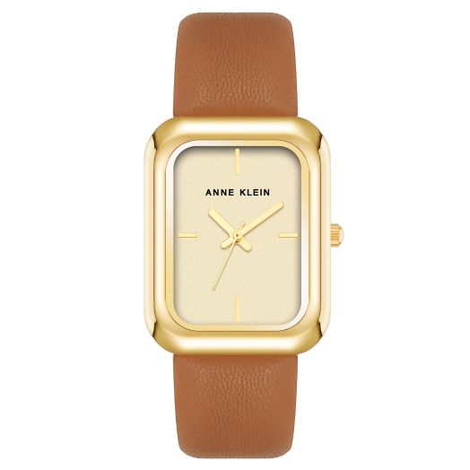 Anne Klein Women's Vegan Leather Strap Watch