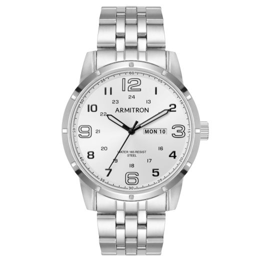 Armitron Men's Day-Date Function Bracelet Watch, 20-5398