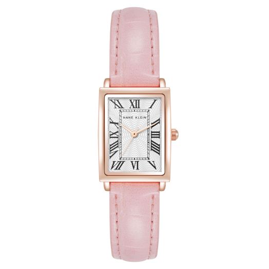 Anne Klein Women's Croco-Grain Strap Watch