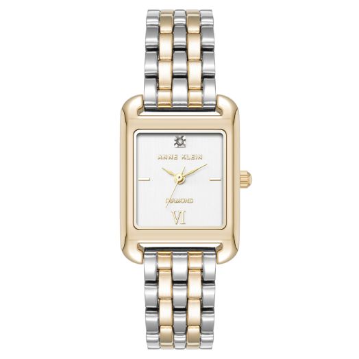Anne Klein Women's Genuine Diamond Dial Bracelet Watch