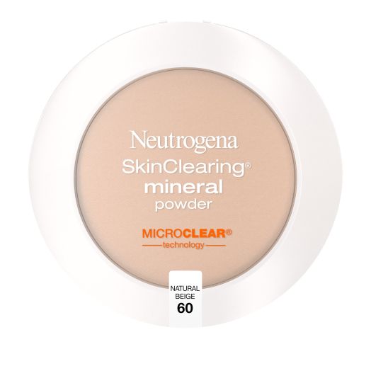 Neutrogena SkinClearing Mineral Acne Powder, Natural Beige 60,.38 oz