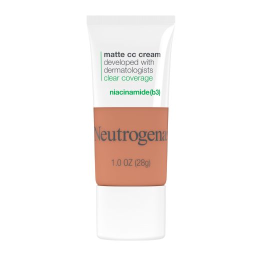 Neutrogena Clear Coverage Flawless Matte CC Cream, Ginger, 1 oz