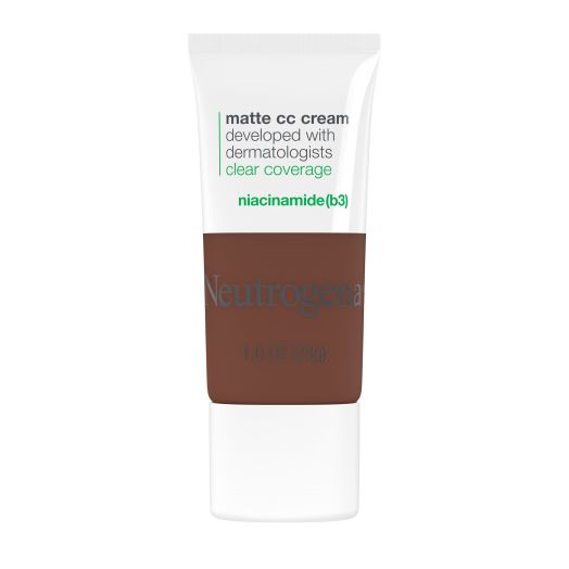Neutrogena Clear Coverage Flawless Matte CC Cream, Umber, 1 oz