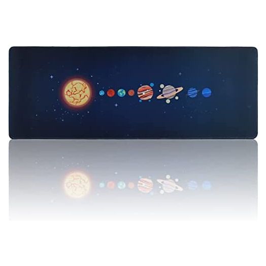 Full Desk Mat, Mouse Pad Keyboard Pad Desktop Accessories Home School College Decor Supplies Pretty Mousepad Big Computer Office Essentials Women Boys XL