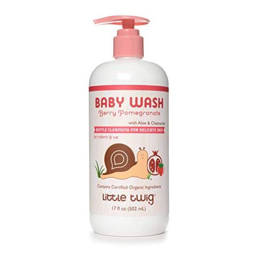 Little Twig All Natural Baby Wash, Berry Pomegranate, 17 Ounce (LTWG-BW1603-06)