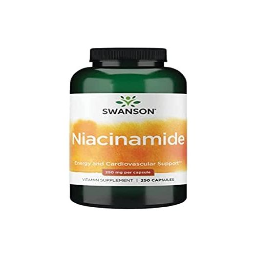 Swanson Niacinamide Carbohydrate Metabolism Joint Health Support 250 Milligrams 250 Capsules