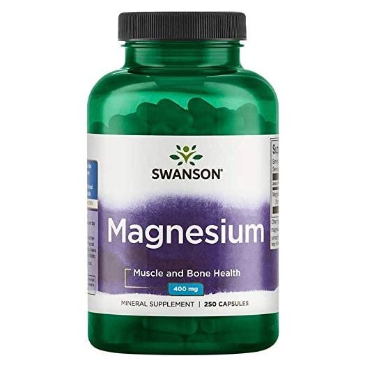 Swanson Magnesium 200 Milligrams 250 Capsules