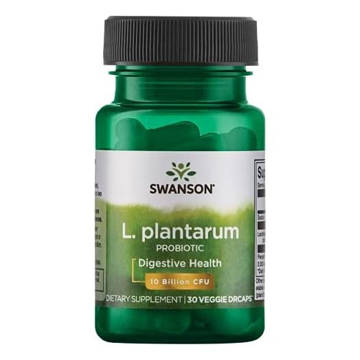 Swanson L. Plantarum - Digestive Supplement Promoting Gastrointestinal Balance & Bowel Regularity - Natural Formula to Help Reduce Bloating - (30 Veggie Capsules)
