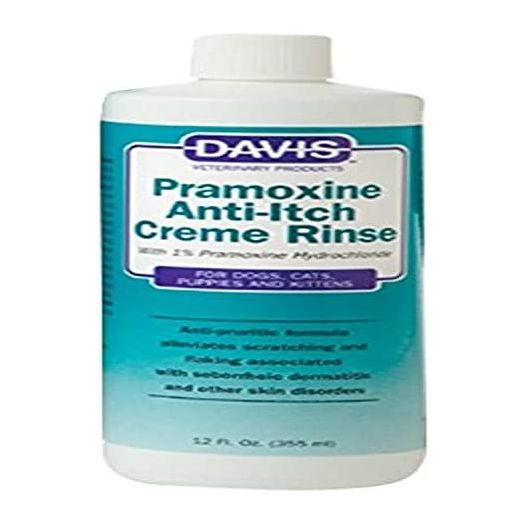 Davis Pramoxine Anti Itch Dog and Cat Creme Rinse, 12-Ounce