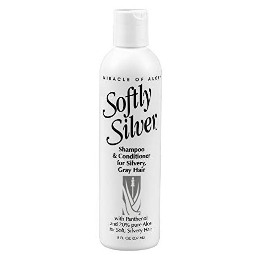 Softly Silver Gray Hair Shampoo/Conditioner, 8 oz bottle