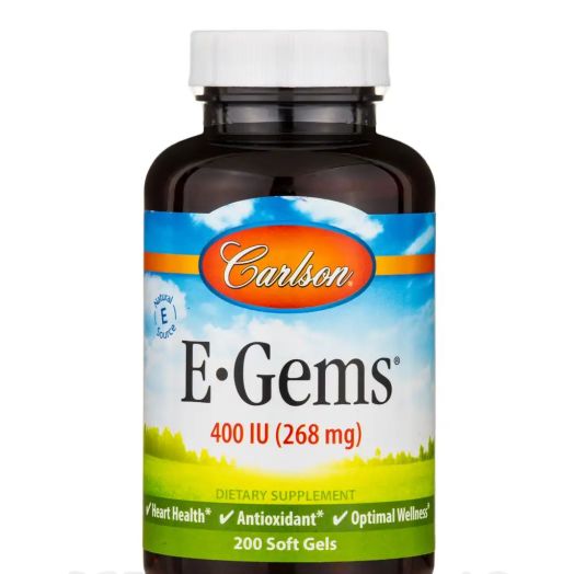Carlson Labs E-Gems 400 IU (268 mg) - 200 Soft Gels