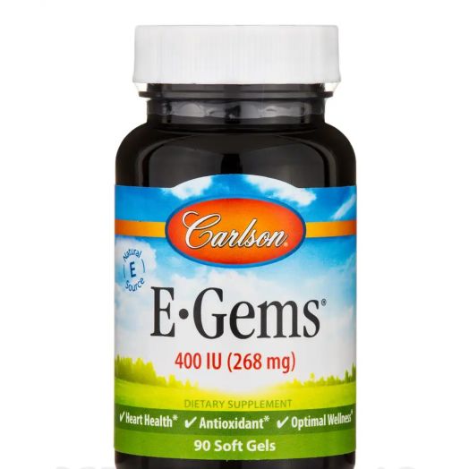 Carlson Labs E-Gems 400 IU (268 mg) - 90 Soft Gels