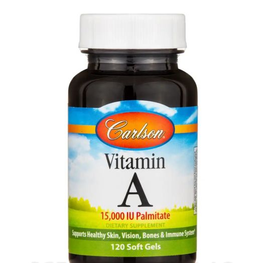 Carlson Labs Vitamin A Palmitate 15,000 IU - 120 Soft Gels
