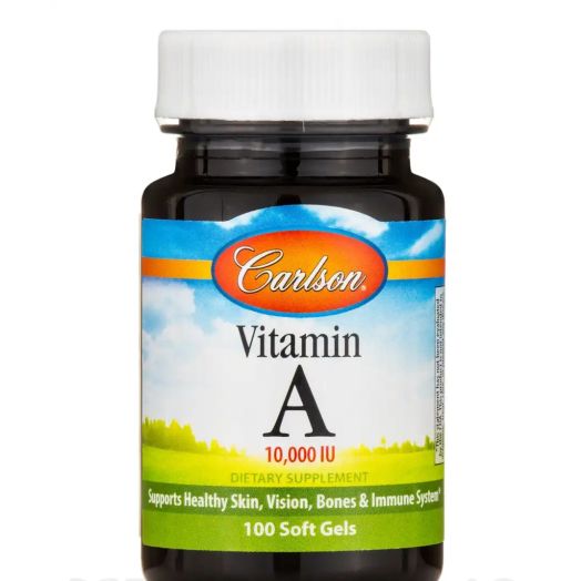 Carlson Labs Vitamin A Natural 10,000 IU - 100 Soft Gels
