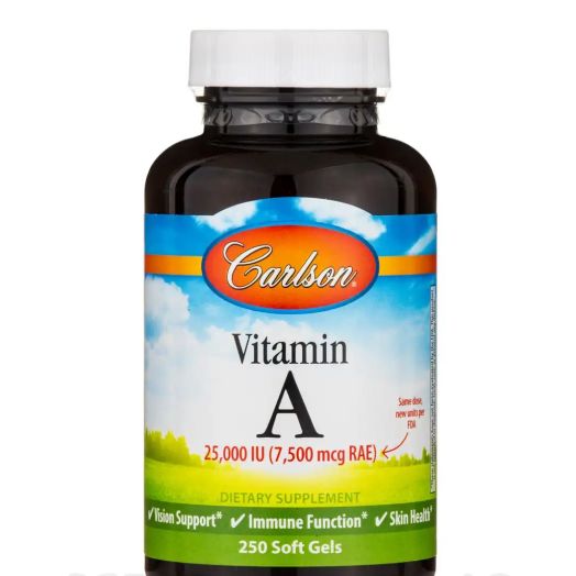 Carlson Labs Vitamin A 25,000 IU - 250 Soft Gels