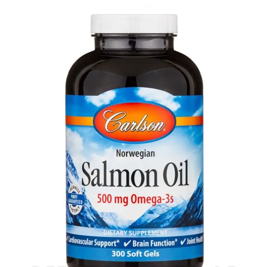 Carlson Labs Salmon Oil 500 mg - 300 Soft Gels