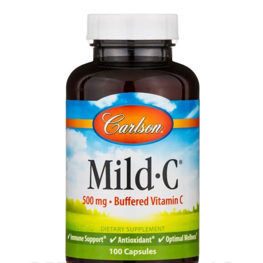 Carlson Labs Mild-C 500 mg - 100 Capsules