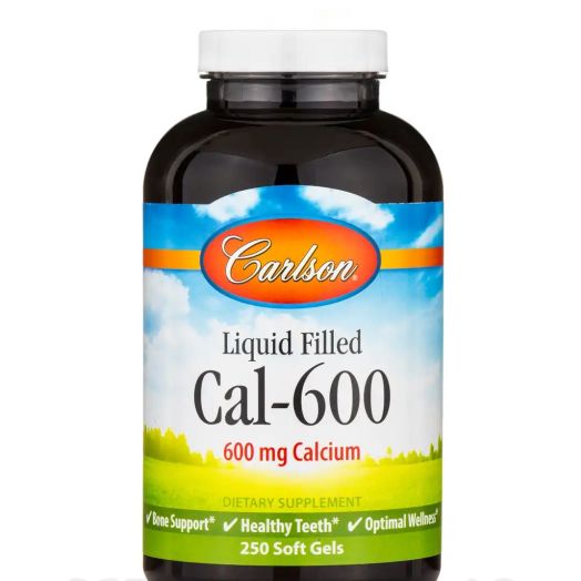 Carlson Labs Liquid Filled Cal-600 - 250 Soft Gels