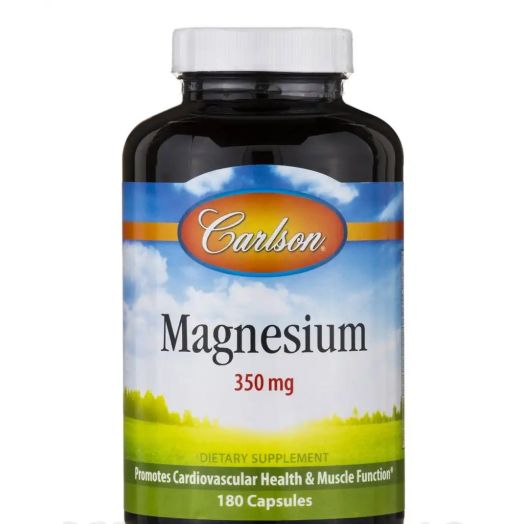 Carlson Labs Magnesium 350 mg - 180 Capsules