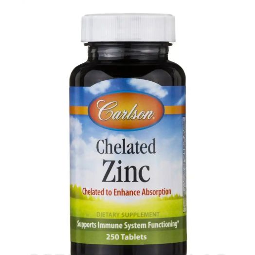 Carlson Labs Chelated Zinc - 250 Tablets