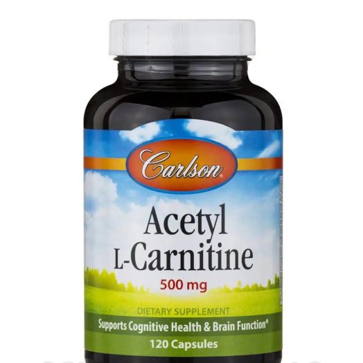 Carlson Labs Acetyl L-Carnitine 500 mg - 120 Capsules