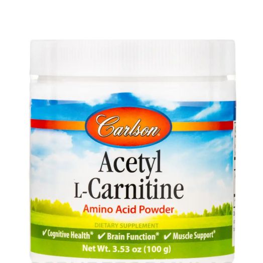 Carlson Labs Acetyl L-Carnitine Powder - 3.53 oz (100 Grams)