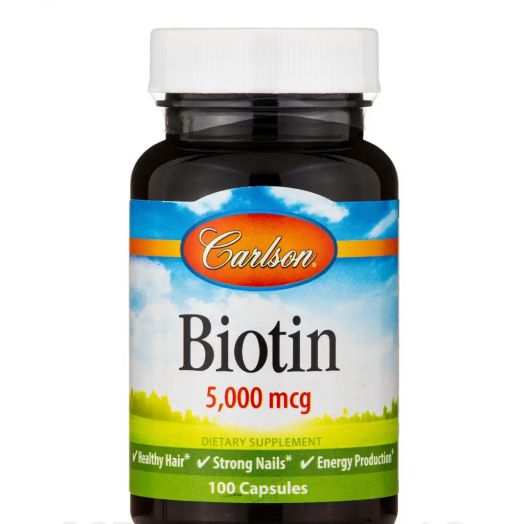 Carlson Labs Biotin 5000 mcg - 100 Capsules