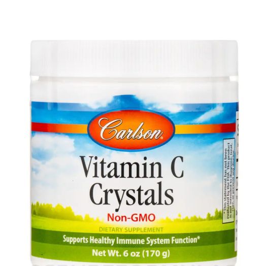 Carlson Labs Vitamin C Crystals (Non-GMO) - 6 oz (170 Grams)