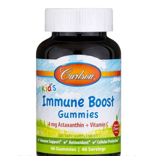 Carlson Labs Kid's Immune Boost Gummies, Natural Cherry Flavor - 46 Gummies