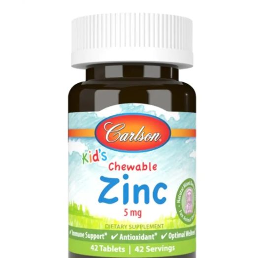 Carlson Labs Kid's Chewable Zinc 5 mg - 42 Tablets
