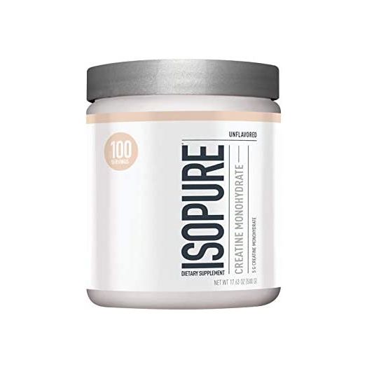 Isopure Unflavored Creatine Monohydrate Powder 500g (Packaging May Vary)