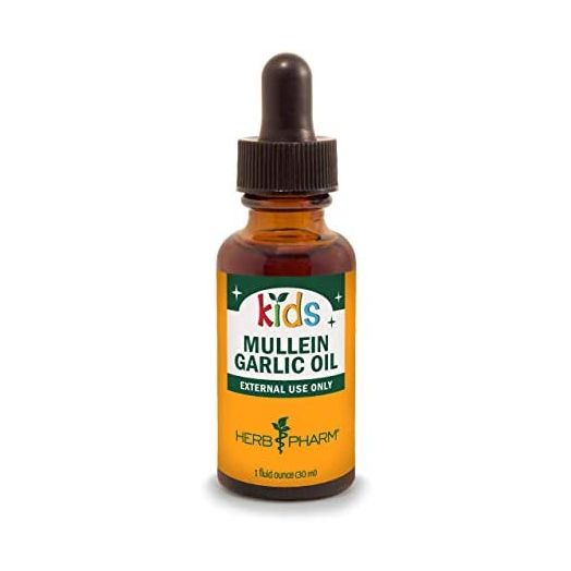Herb Pharm Kids Mullein and Garlic Oil, 1 Fl Oz