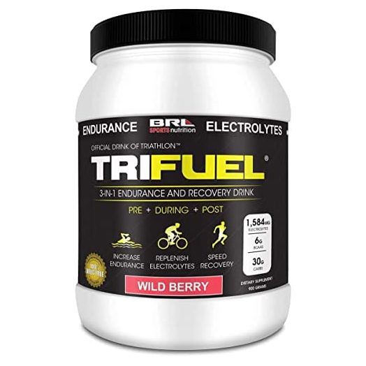 TRIFUEL, 3-in-1 Endurance and Recovery, Hydration, BCAA, Electrolyte Enhanced Drink (Wild Berry)…