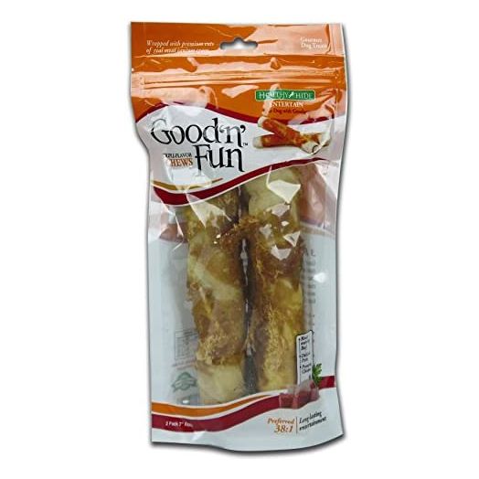 Good 'N' Fun Do Treats, Triple Flavor 7" Rolls, 2 Pack