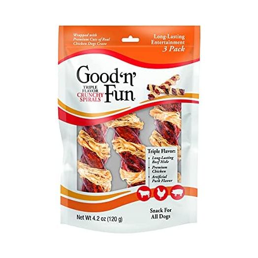 Good'n'Fun Crunchy Spirals Beef/Chicken