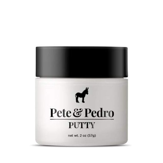 Pete & Pedro PUTTY - Hair Putty for Men | Strong Hold and Matte Finish, Low Shine Hair Clay | As Seen on Shark Tank, 2 oz.